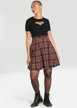 Hell Bunny Smith 50's Skater Skirt Black Red -KILLSTAR Sales Store hell bunny HLB50228 smith skater skirt blk red 2 7aad6b1e 8601 4b18 b029 b210fabc668c 1024x1024