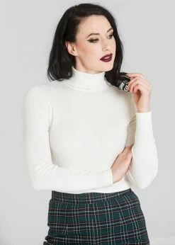 Hell Bunny Spiros 60's Jumper Ivory