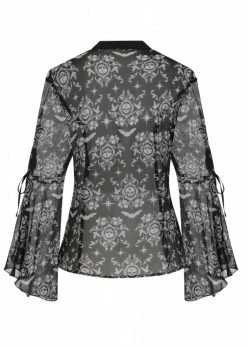 Hell Bunny Lost Whispers 40's Blouse Black -KILLSTAR Sales Store hell bunny HLB60116 lost whispers blouse blk 11 2bc670b9 8c3d 481c b7d1 f3359f6653b3 1024x1024