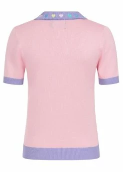 Hell Bunny Lollie Hearts 50's Top Pink 12 Hell Bunny Lollie Hearts 50's Top Pink -KILLSTAR Sales Store hell bunny HLB60139 lollie hearts top pink 5 1024x1024