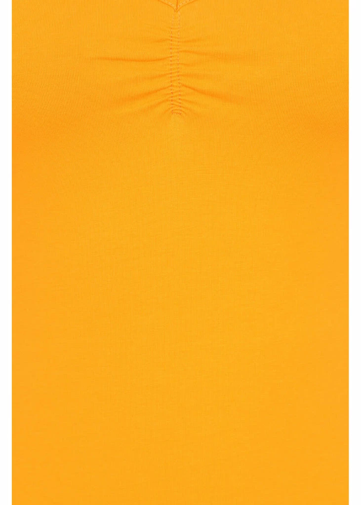 Hell Bunny Mia Top Orange 5 Hell Bunny Mia Top Orange - Image 3