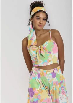 Hell Bunny Florette 60's Crop Top In Multi -KILLSTAR Sales Store hell bunny HLB60204 florette crop top mul 1 1024x1024