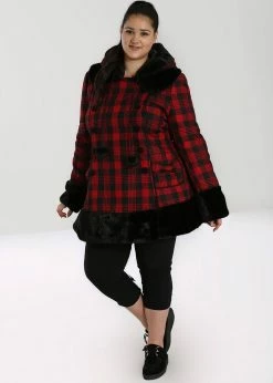Hell Bunny Katie Tartan 60's Coat Black Red -KILLSTAR Sales Store hell bunny HLB80012 katie coat blk red 4 24782228 7abc 49e3 af49 e4637e4eaf12 1024x1024