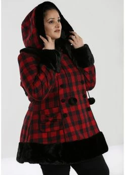 Hell Bunny Katie Tartan 60's Coat Black Red -KILLSTAR Sales Store hell bunny HLB80012 katie coat blk red 5 0748a921 834c 4e81 9932 0f262dbdae21 1024x1024