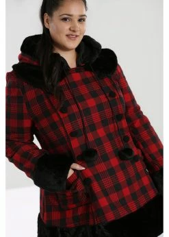 Hell Bunny Katie Tartan 60's Coat Black Red -KILLSTAR Sales Store hell bunny HLB80012 katie coat blk red 6 216e6b31 b0e6 419c aac5 9a128b446815 1024x1024