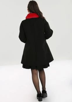 Hell Bunny Corazon Heart Coat Black Red -KILLSTAR Sales Store hell bunny HLB80015 corazon coat blk red 4 1024x1024
