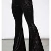 Killstar Magick Mourning Velvet Flare 70's Trousers Black 2 Killstar Magick Mourning Velvet Flare 70's Trousers Black -KILLSTAR Sales Store killstar KSRA004476 magick mourning flares blk 0 1024x1024