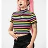 Killstar Rainbow Child 70's Crop Top Multicolour -KILLSTAR Sales Store killstar KSRA004994 rainbow child top mul 0 1024x1024
