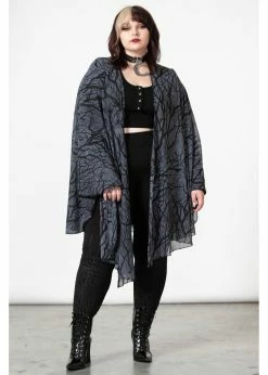 Killstar Obscurum Chiffon Wicked Wood Cardigan Black 10 Killstar Obscurum Chiffon Wicked Wood Cardigan Black -KILLSTAR Sales Store killstar KSRA005175 obscrurum chiffon cardigan blk 0 1024x1024