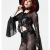 Killstar Wicked Rose Mesh Blouse Black -KILLSTAR Sales Store killstar KSRA005499 wicked rose mesh blouse blk 0 1024x1024