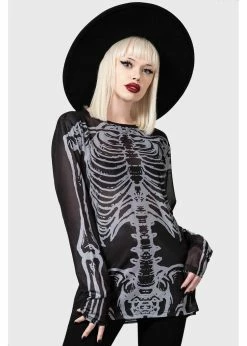 Killstar Scapula Top Black