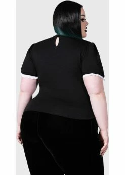 Killstar Wish Upon A Moon Top Black -KILLSTAR Sales Store killstar KSRA007089 wish upon a moon top blk 3 1024x1024