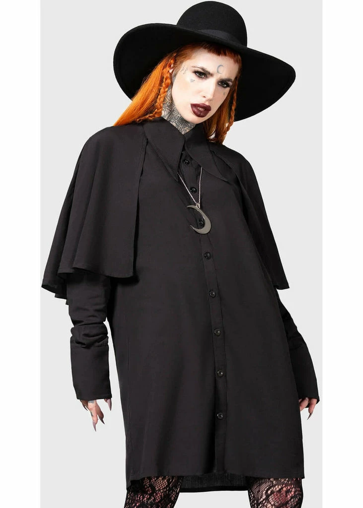 Killstar Tenebrus Shirt Black 3 Killstar Tenebrus Shirt Black