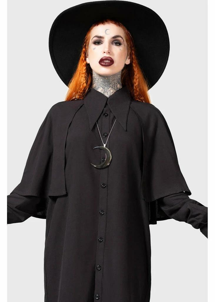 Killstar Tenebrus Shirt Black 5 Killstar Tenebrus Shirt Black - Image 3