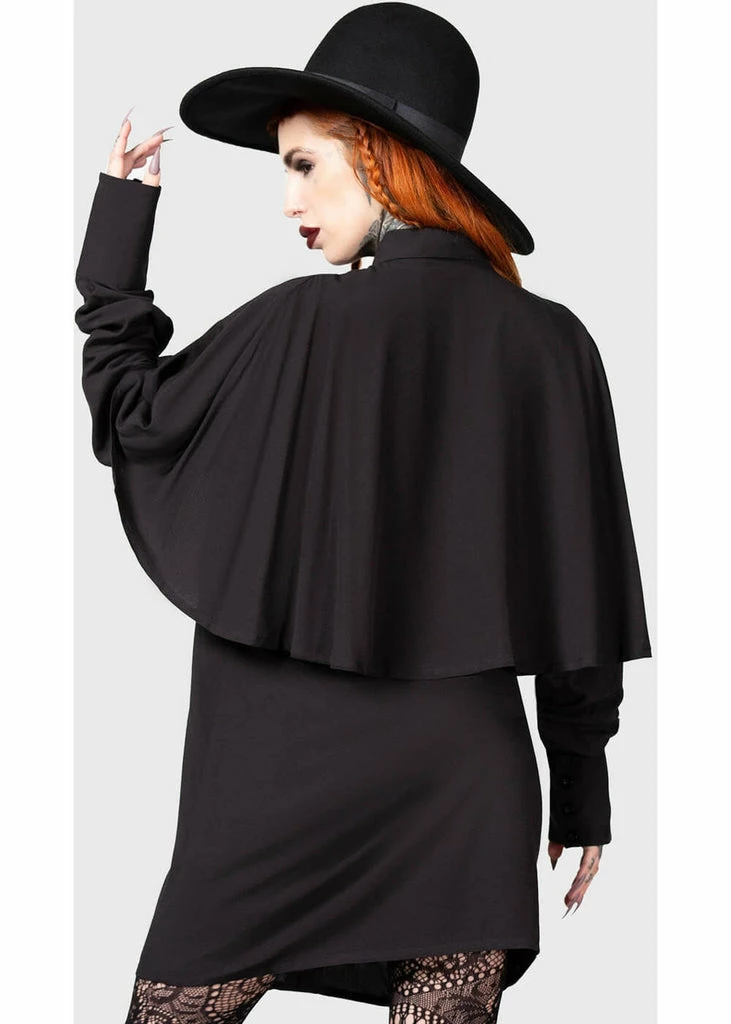 Killstar Tenebrus Shirt Black 6 Killstar Tenebrus Shirt Black - Image 4