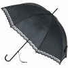 Loving Rain Polkadot Lace Umbrella Black White -KILLSTAR Sales Store loving rain BCSLBL1 polkadot lace blk wt 0 1024x1024