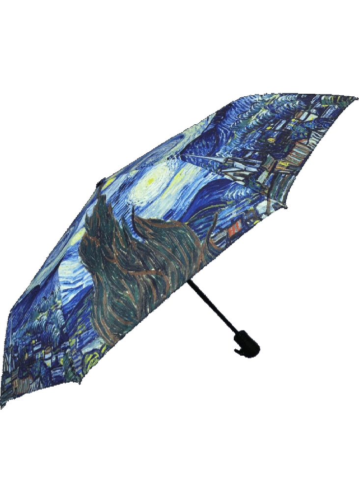 Loving Rain Van Gogh Starry Night Compact Umbrella 6 Loving Rain Van Gogh Starry Night Compact Umbrella - Image 4
