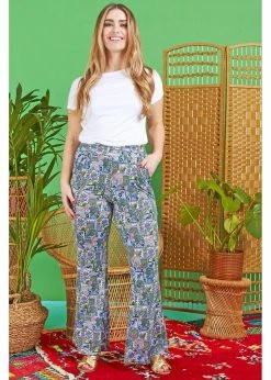 Onjenu Hannah Cybele 70's Trousers Turquoise -KILLSTAR Sales Store onjenu hannah cybele trousers turq 1 3aa57ea3 a5a3 4d70 a2e0 22e28dcad468 1024x1024