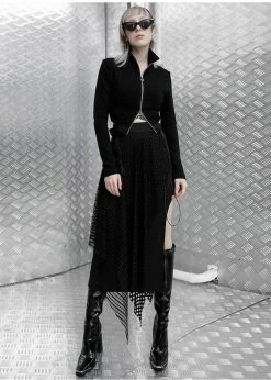 Punk Rave Bionic Mesh Skirt Black -KILLSTAR Sales Store punk rave OPQ925BQF bionic mesh skirt blk 3 3d782af6 df73 469d b29f da4980868c73 1024x1024