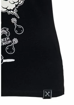 Queen Kerosin Boom Girly T-Shirt Black -KILLSTAR Sales Store queen kerosin QK5205358311 200 boom girly tshirt blk 3 b43638bb ed5b 4d42 ab4a a0038a72db1c 1024x1024
