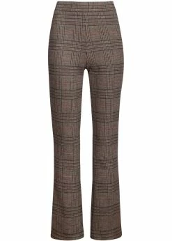 Smashed Lemon Model My Houndstooth 60's Trosuers Beige