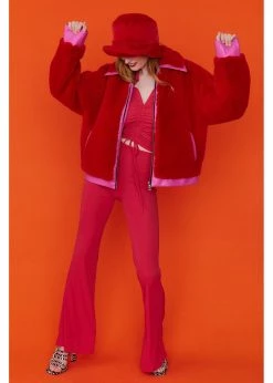 Succubus Rainbow Lovey Dovey Faux Fur Coat Red Pink -KILLSTAR Sales Store succubus rainbow FMRJ52A 06 lovey dovey coat red pink 1 a0a7fa9a 3715 4da1 9202 841212eeac9b 1024x1024