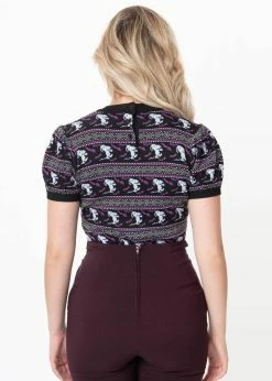 Unique Vintage X Peanuts Spooky Snoopy Paige 40's Jumper Black -KILLSTAR Sales Store unique vintage K1221KT3 peanuts snoopy sweater 2 f75e9b1e b06a 4e2c 8271 e1abf3cce7de 1024x1024