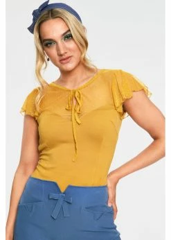 Voodoo Vixen Samantha Mesh 50's Top Mustard -KILLSTAR Sales Store voodoo vixen TPA2470 samantha top mustard 5 a1dd33cb 27ea 413b 8150 10de5f0f995c 1024x1024